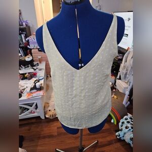 Yellow and white tank